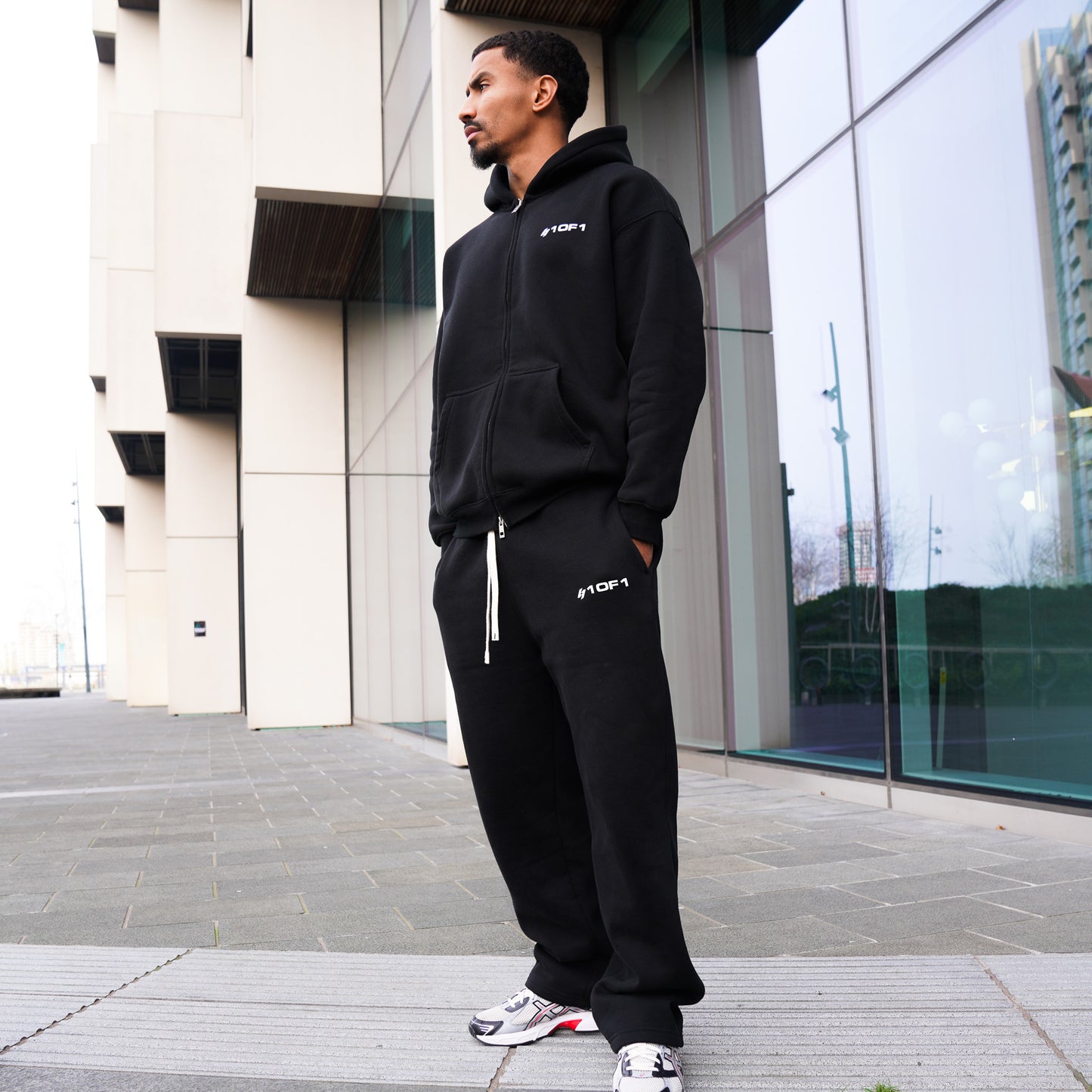 1OF1 CORE HOODIE BLACK / WHITE