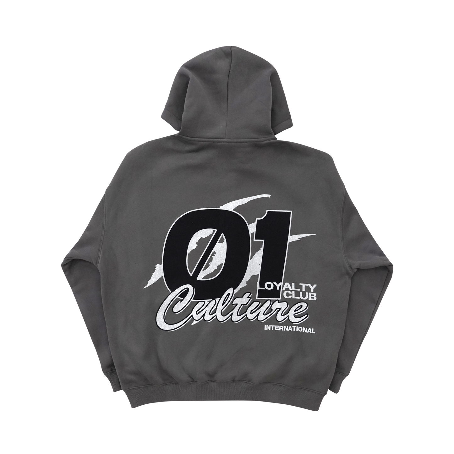 LOYALTY CLUB HOODIE GREY / WHITE *LIMITED*