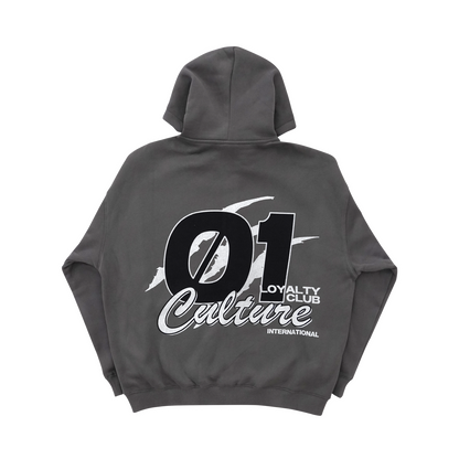 LOYALTY CLUB HOODIE GREY / WHITE *LIMITED*